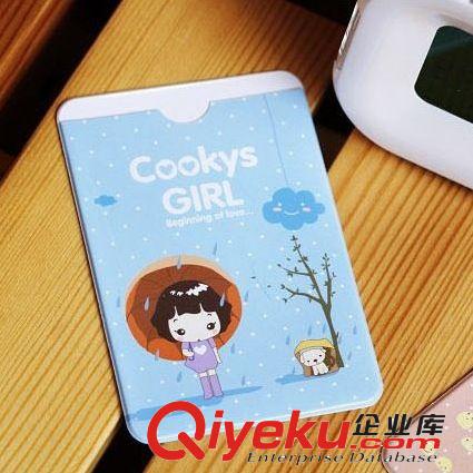 韩版可爱饼干女孩 2卡位卡套/妞子卡包/身份证套yhk包公交卡夹