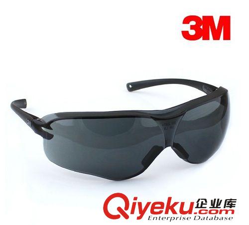 3M 10435 中国款 流线型防护眼镜（灰色镜片 防尘）