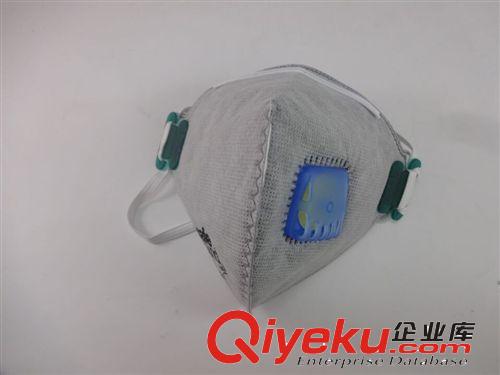 独立装 带呼吸阀 头戴活性碳防尘防雾口罩