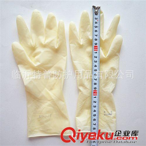 加厚12寸乳胶手套 无粉麻面/光面 电子厂专用无尘手套 防静电手套