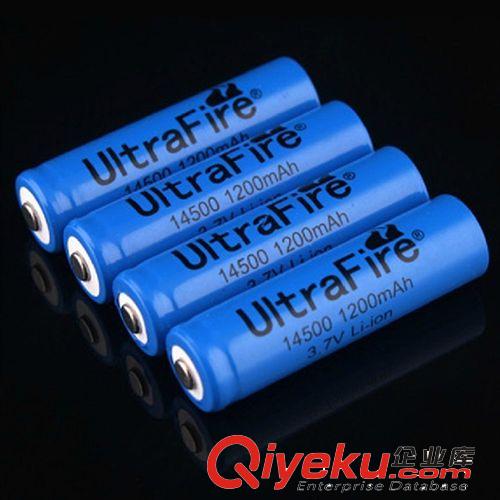 tj批发14500充电锂电池1200mAh 3.7V电池SK68迷你小手电筒专用