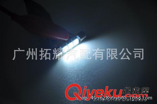 平头双尖C5W-31MM 3SMD-5050化妆镜灯遮阳板灯 汽车室内照明灯