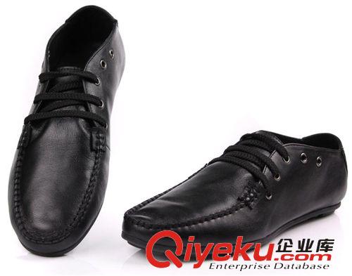 休闲皮鞋 WOUFO新品超舒适豆豆鞋男士帆船鞋驾车鞋日常商务休闲鞋 C012-2