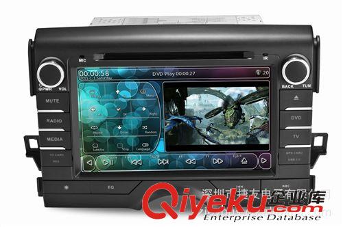 行车记录仪 8寸丰田锐志车载DVD内置GPS/WIFI/3G