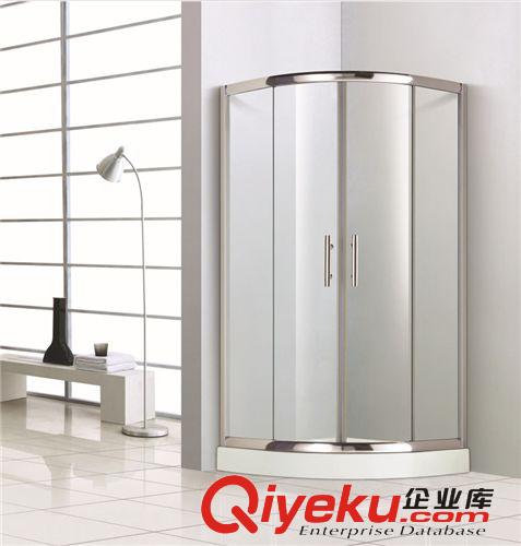 淋浴房 tj扇形简易淋浴房含石基6MM钢化玻璃洗澡房非标定做屏风9705