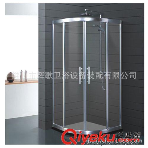 淋浴房 佛山伊嘉利淋浴房 扇形淋浴房 两固两活 全钢化玻璃6003