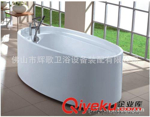 浴缸 佛山zm浴缸品牌伊嘉利独立式浴缸椭圆龙头缸3008