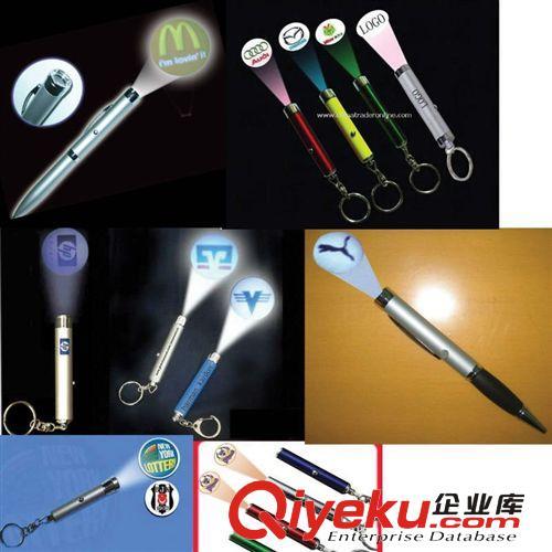 投影发光笔、LED金属投影笔、圆珠笔、促销礼品笔、