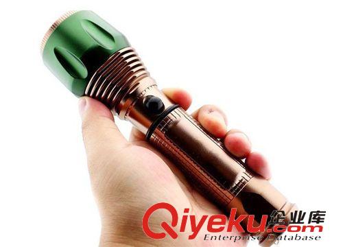 zp CREE Q5手电 强光手电筒 美国进口LED 无极旋转变焦