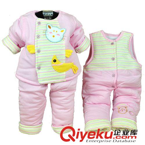特价区 婴儿服装2013新款童套装全棉3件套背带裤12-02
