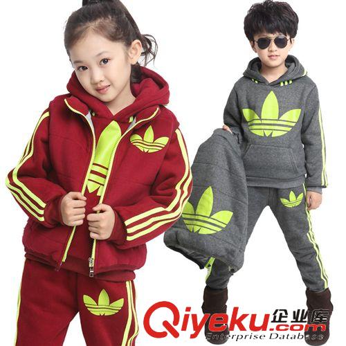 【包邮专区】 淘宝代理童装一件代发 儿童韩版运动印花男女童三件套装批发1295