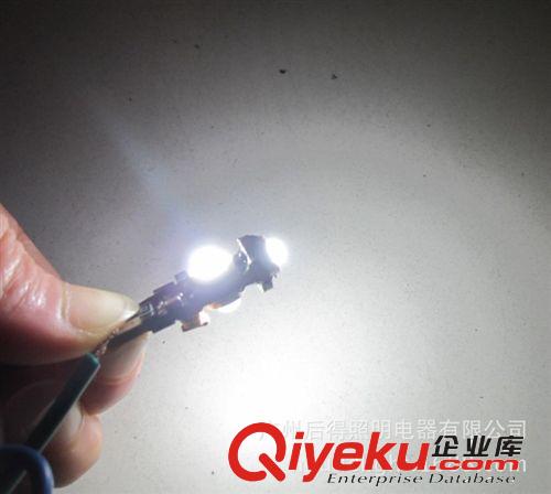 3WLED灯T10-3SMD- 仪表灯 指示灯门边灯 解码