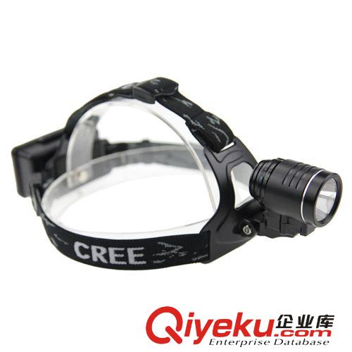 正品萨博斯户外强光头灯 Cree T6 LED钓鱼灯 野外骑行车灯原始图片2