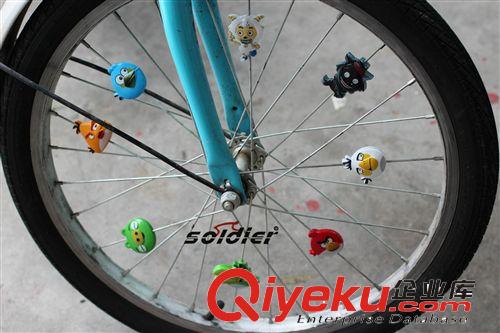 自行车配件 条幅装饰品 塑料花 钢丝花//卡通辐条装饰品
