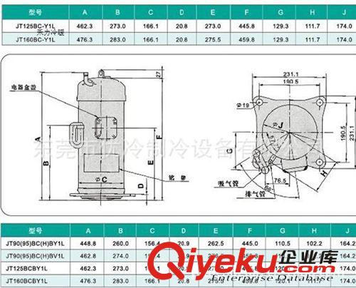 大金Daikin compressor 原装大金3匹JT90BHBV1L制冷压缩机 价格优惠 zp保证