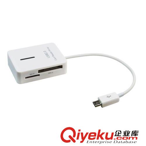 三星产品配件 三星S3 S4 小米2S OTG读卡器 读取SD TF M2 MS卡 USB2.0读卡器