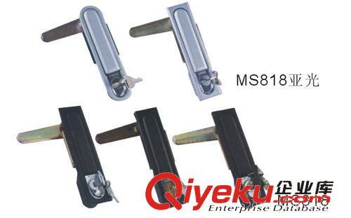 平面锁 机柜锁 电柜门锁 工业锁 电柜铰链  MS818 锁