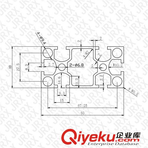 工业铝型材 供应工业铝型材 4080重型机架铝型材 铝合金型材 佛山铝材