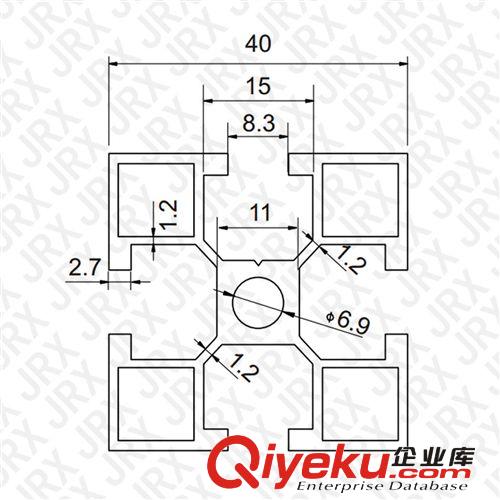 工业铝型材 厂家供应工业铝型材 铝合金型材 深圳机架加工铝型材