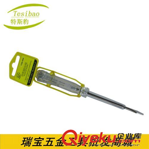 电工电子工具 tj批发特斯豹普通测电笔 100-500V 3*140MM一字电笔螺丝刀