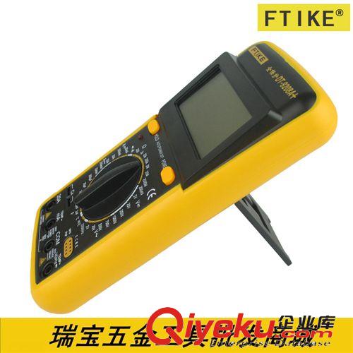 电工电子工具 福泰克FTIKE数字万用表DT9208A+自动关机 防烧 带蜂鸣 可测温度