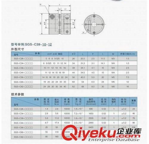 联轴器 东莞滚珠丝杠副单膜片联器轴，两端孔径5到10毫米可供选择,现货