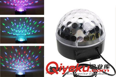 新品上市 LED水晶球/LED水晶魔球/LED舞台灯/KTV/中山市古镇六色水晶魔球