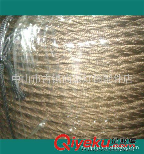 编织线、彩色PVC线 供应美规UL认证编织绞线　编织绞线电源线 花线编织线电源线
