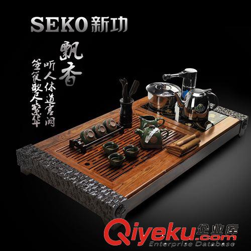 茶盘 SEKO/新功 F28 檀香木实木茶盘 电茶盘茶具xd 潮州功夫茶具批发