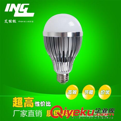 企业采集 中山厂家直销 大功率led球泡灯 led节能球泡灯3W5W7W车铝球泡灯