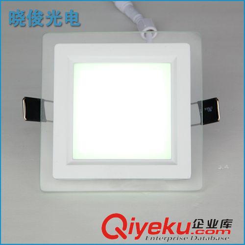 LED面板灯 专业生产 5W玻璃面板灯 多种办公玻璃面板灯 生产玻璃面板灯套件