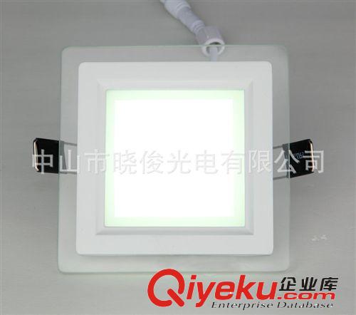 LED面板灯 厂家销售 12W玻璃面板灯 高质量{gx}玻璃面板灯 高品质玻璃面板灯