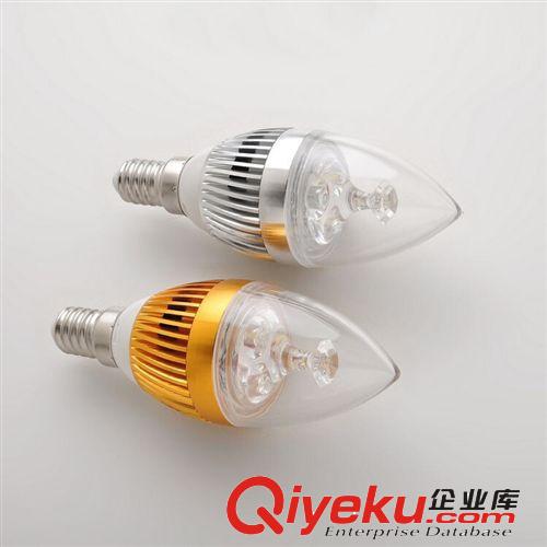 配件区 厂家直销 特价 LED3w 尖泡 吊灯专用E14LED蜡烛灯 led灯泡