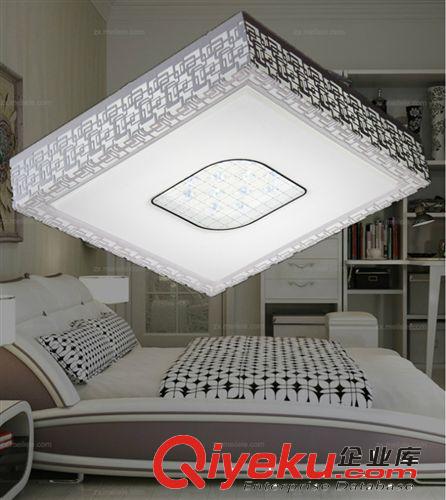 现代铁艺吸顶灯 厂家直销批发方形 LED节能 吸顶灯 客厅 卧室灯铁艺亚克力 室内