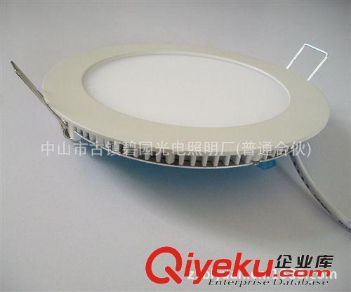 LED筒灯 厂家批发直销3W4W5W7W9W12W15W18WLED圆形超薄面板平板筒灯