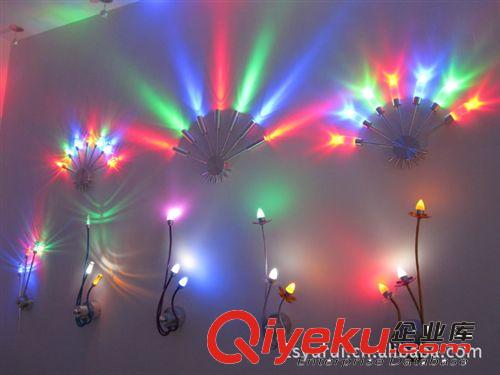 LED壁灯 厂家供应多款新颖色彩亮丽led壁灯、配件