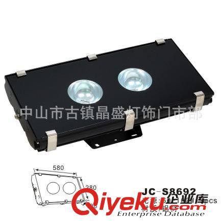 LED隧道灯 2x60W/100W聚光双头隧道灯外壳 路灯