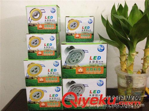 LED天花灯 朵盛科技大量供应5W 高光足瓦 刀片天花灯散热器