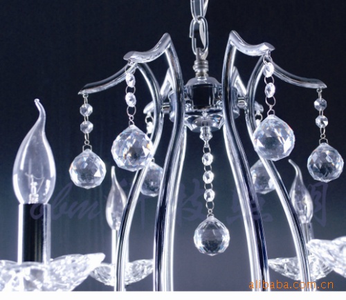 厂家热销现代水晶灯 时尚蜡烛水晶吊灯 欧式客厅水晶吊灯