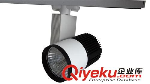 生产销售 高性能单头黑加白灯具 led照明导轨灯30W