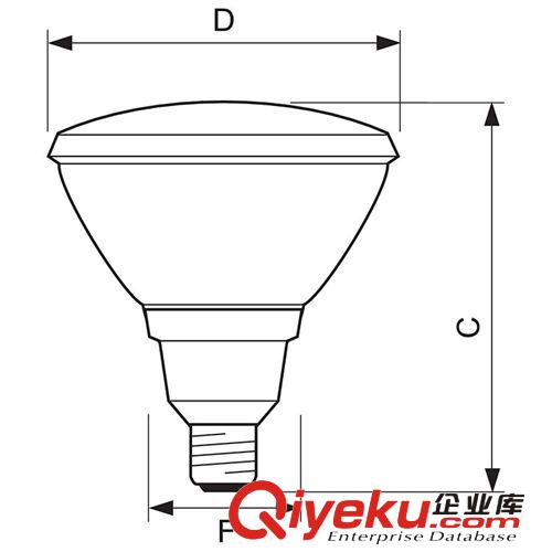 飞利浦牌 LED PAR灯 射灯节能环保 jq的发光角度：25度