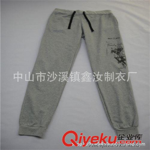 厂家定制户外运动男式长卫裤 订做外贸全棉休闲长裤