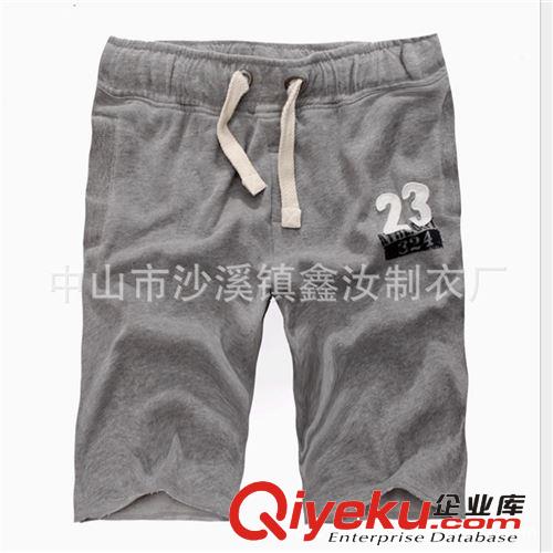 中山厂家订做全棉男士外贸休闲短裤 定制时尚马裤