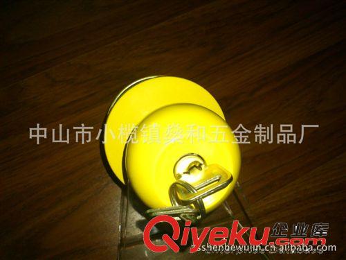587 cylindrical lock yellow finish球形门锁