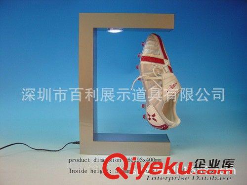 广告鞋磁悬浮展示，磁悬浮鞋类展架，创意广告悬浮展示，工厂加工