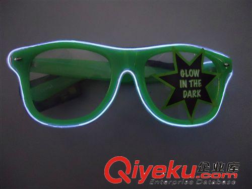 批发销售 el荧光眼镜 发光眼镜批发 夜光眼镜 2015发光眼镜