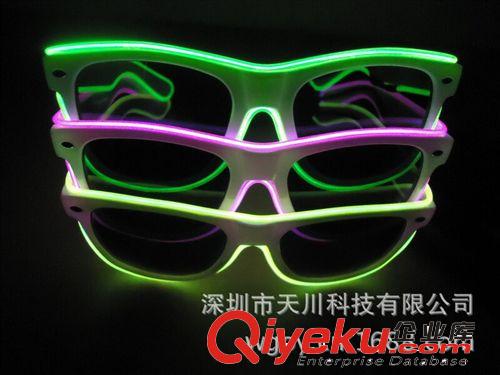 cdj供应 发光面具眼镜 荧光舞台眼镜 批发眼镜 聚会眼镜