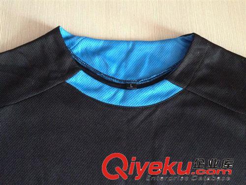 中山厂家订做巴西球衣 吸湿排汗全涤网眼运动蓝色球衣质量保证