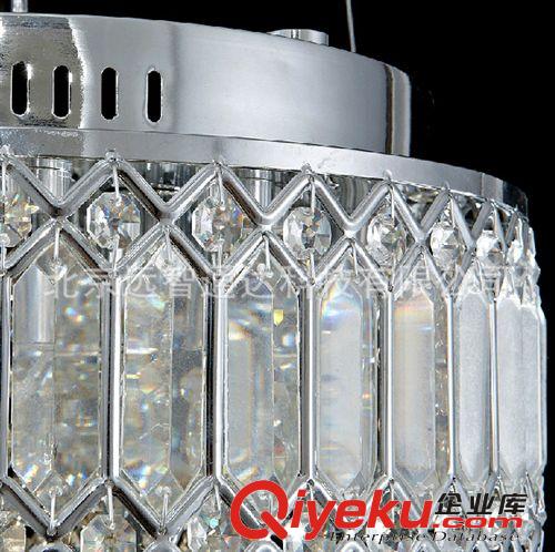 【普省】LED水晶灯现代单个吊灯美式客厅餐厅灯饰简约卧室灯