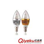 水晶吸顶灯专用大功率灯泡 LED尖泡3W E14蜡烛灯泡 节能灯泡光源